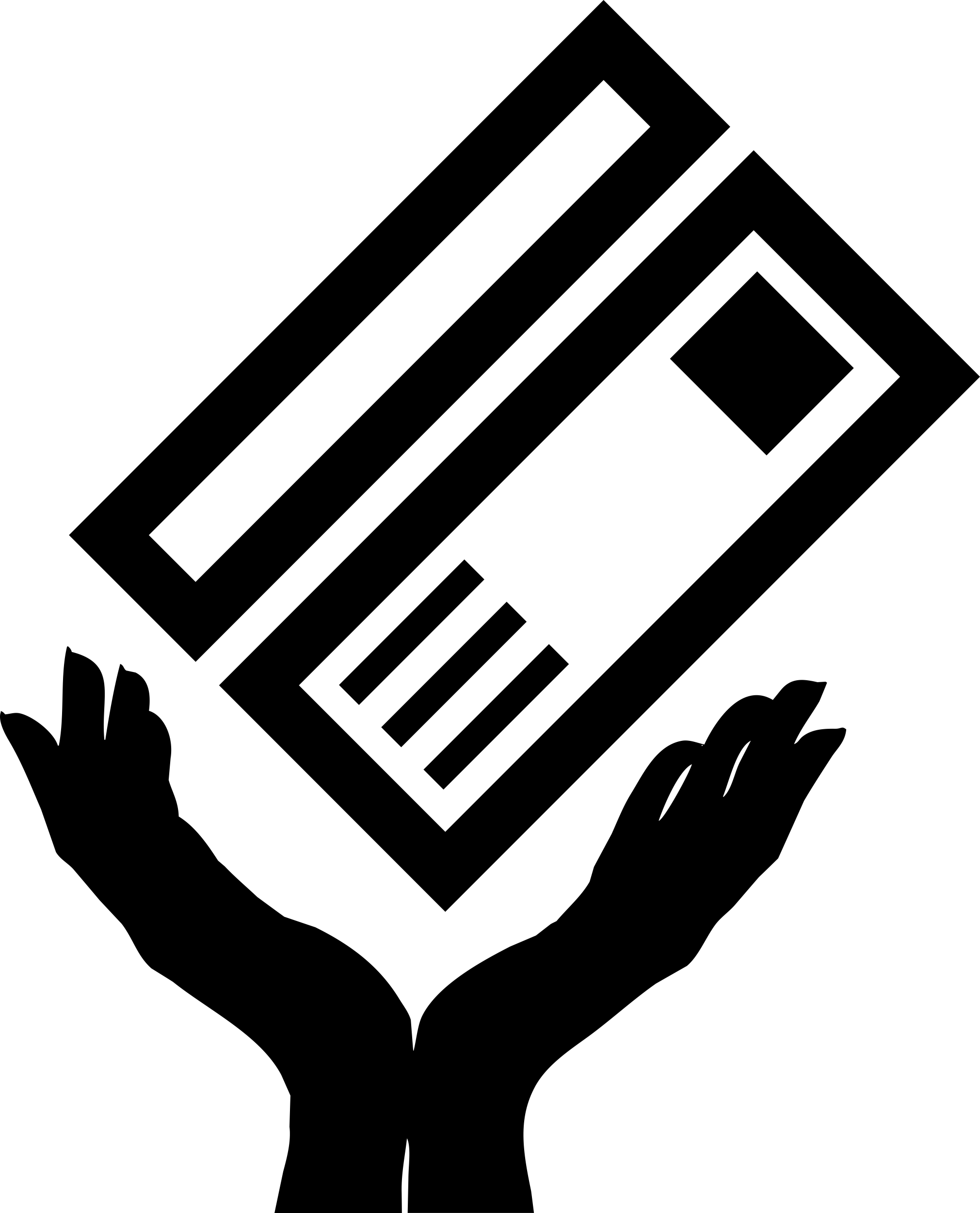 Credit Card On Hands Tracing Svg Vector Free Vectors